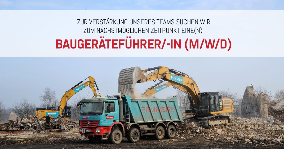 Pruemer-Job-Baugeraetefuehrer Pruemer-Job-Baugeraetefuehrer